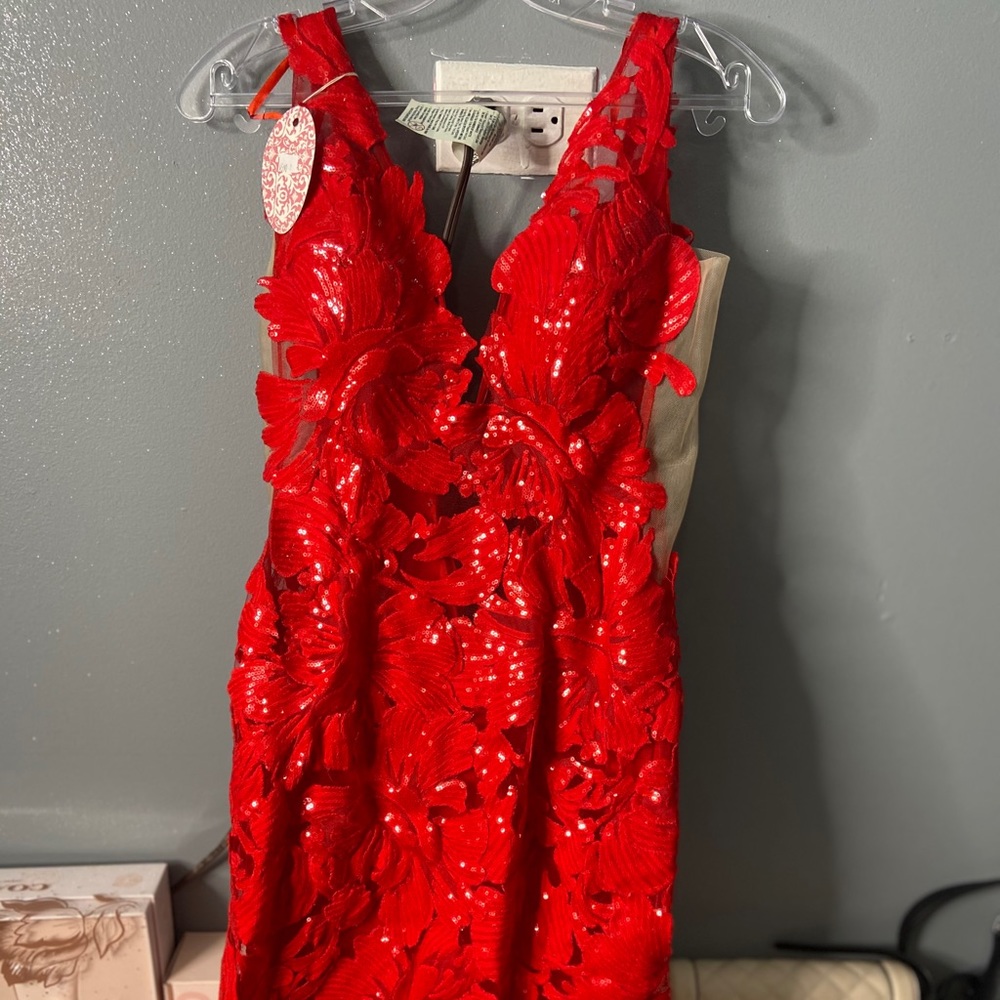 Red prom dress